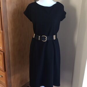 Ralph Lauren Black Midi Dress